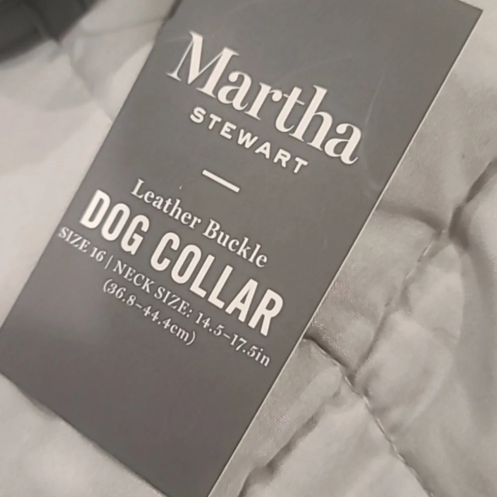 ❤️10/$13 New Martha Stewart Vegan Dog collar